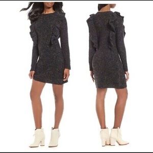 NWT Chelsea & Voilet Gray Sweater Dress L